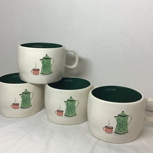 Rae Dunn Other - Rae Dunn Cocoa mugs (set of 4)